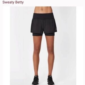 Sweaty Betty black shorts small